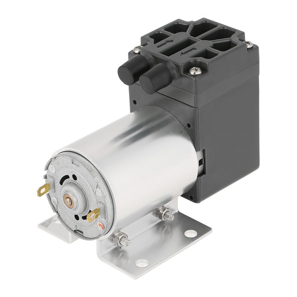 Mini Vakuumpumpe 12V - 5L/Min DC Unterdruckpumpe Mit Halter, Geräuscharme Vakuum Pumpe, Ideal Für Medizinische Anwendungen Und Gasanalysen