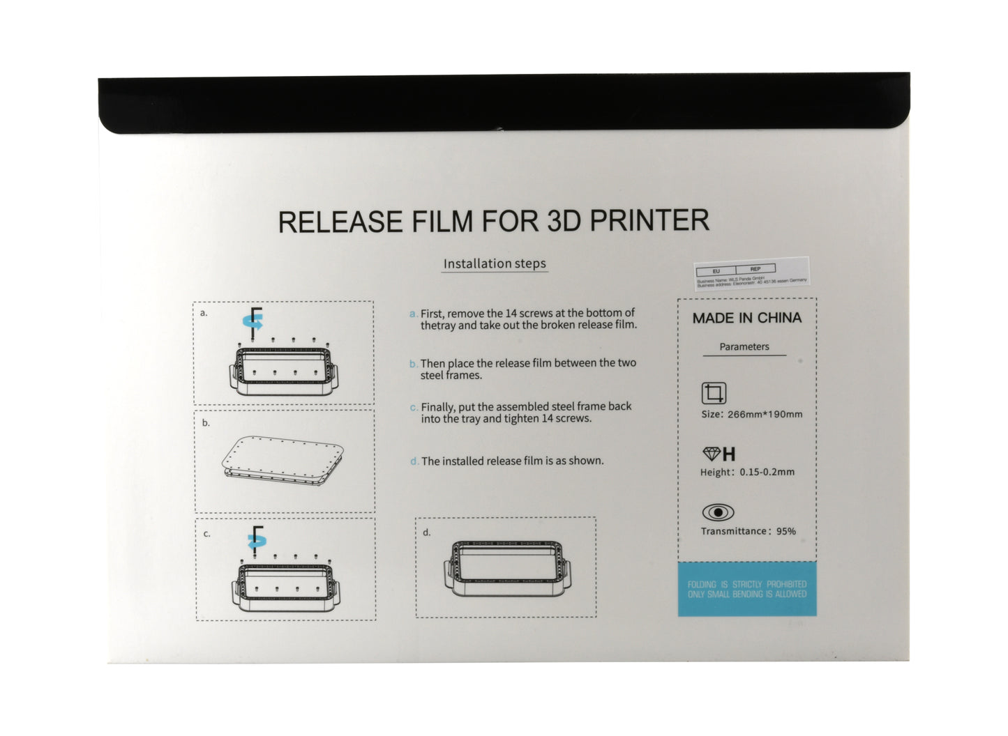 Creality 3D LD-006/CL-89 FEP-Folie
