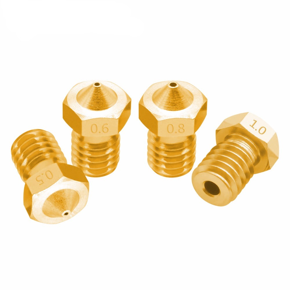 Messing Nozzeln für 3D-Drucker passend bei E3D Hot Ends V5, V6