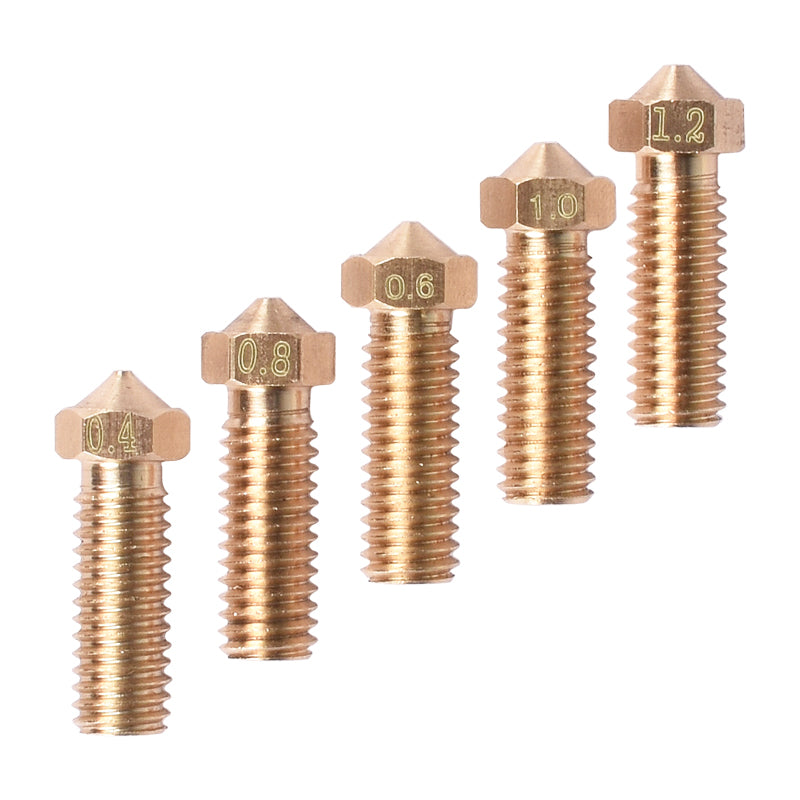 Volcano Messing Düse Nozzle 0,4mm 0,8mm 1,75mm E3D Sidewinder 3D Drucker