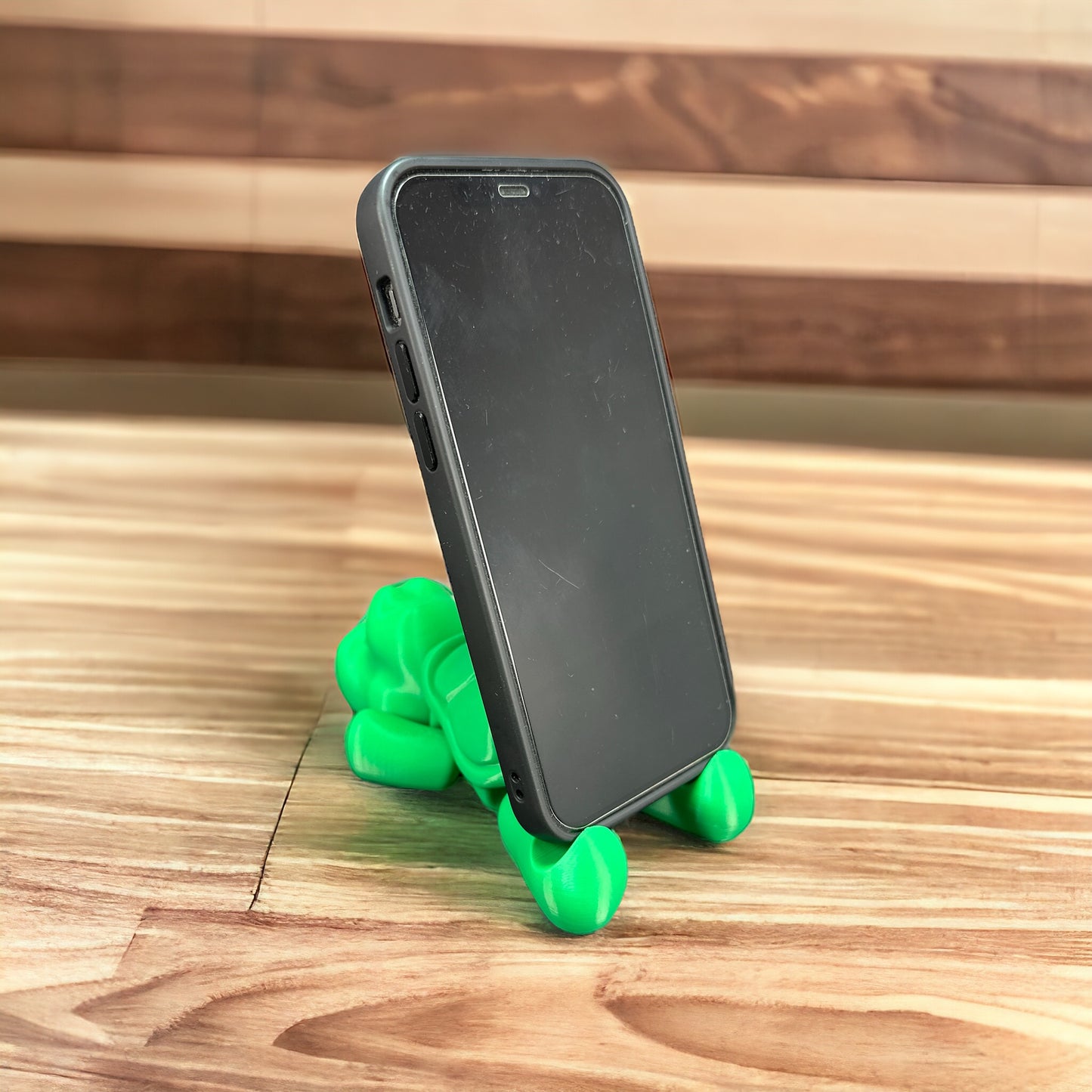 Schildkröten Handyhalter - Natürliches Spielzeug aus nachhaltigem 3D-Druck