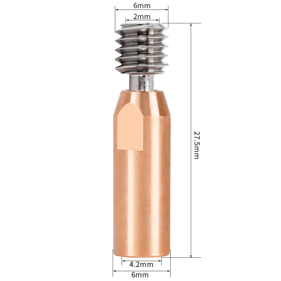 Titanium Alloy All Metal Heat Break - Kehle - Throat for Ender 3 CR-10 Hotend – Ansicht 3