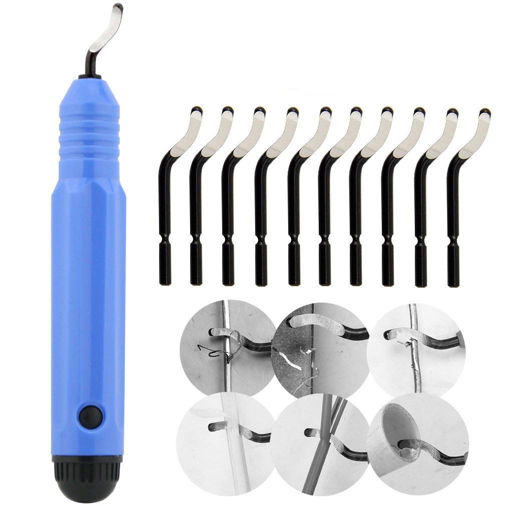 Hand Entgrater mit rotierende Klinge z.B. für 3D Druck inkl. 10 Ersatzklingen