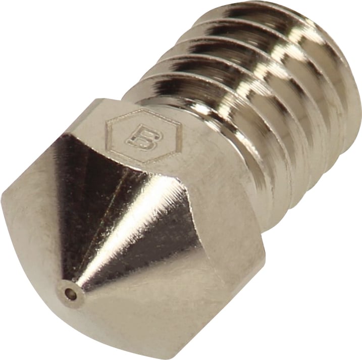 E3D V6 Düse Plated Copper Nozzle von Brozzl | für Creality Ender 3, Ender 3 Pro  | 0,25mm-0,8mm