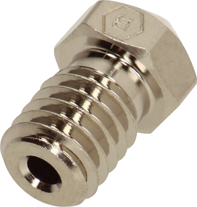 E3D V6 Düse Plated Copper Nozzle von Brozzl | für Creality Ender 3, Ender 3 Pro  | 0,25mm-0,8mm