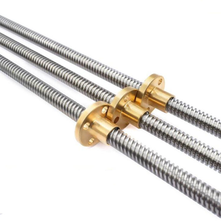 T8 Trapezgewinde 2mm Steigung Gewinde 8mm passend für CNC, Fräsen, 3D Drucker