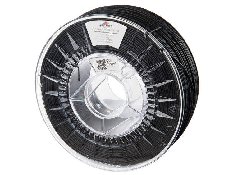 Spectrum Filament ASA-X CF10 in Black 1.75mm 1kg - 3D Druck Filament