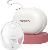 Momcozy Milchpumpe Mobile Style| M6, Tragbare Stillpumpe, Idealer Rhythmus Für Mehr Milch, Doublefit-Flansch, Mehr Passform Und Diskretion Mit 3 Modi Und 9 Stufen - 24 Mm (1, Grau)