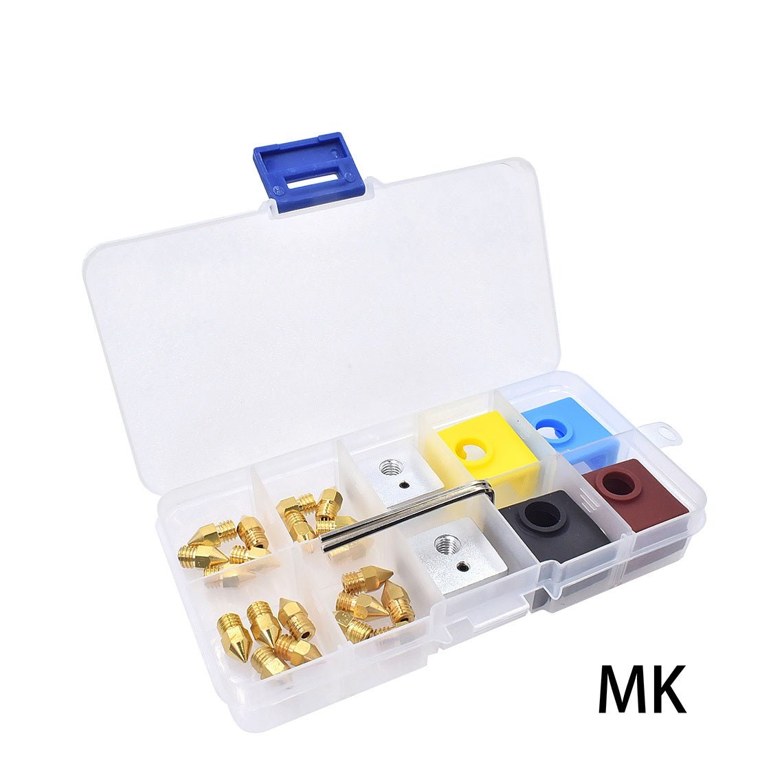 3D Printer Zubehör Set V6 Nozzles and Heating Block Silicone Sleeve Kit Set - Printbay Oberberg
