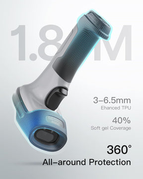 Inateck AI Barcode Scanner Bluetooth, Handheld USB Kabelloser 1D Scanner, Handscanner Mit APP Und SDK, 180 Tage Standby Mit Einer Ladung, Automatisches Schnelles Und Präzises Scannen, BCST-70 AI