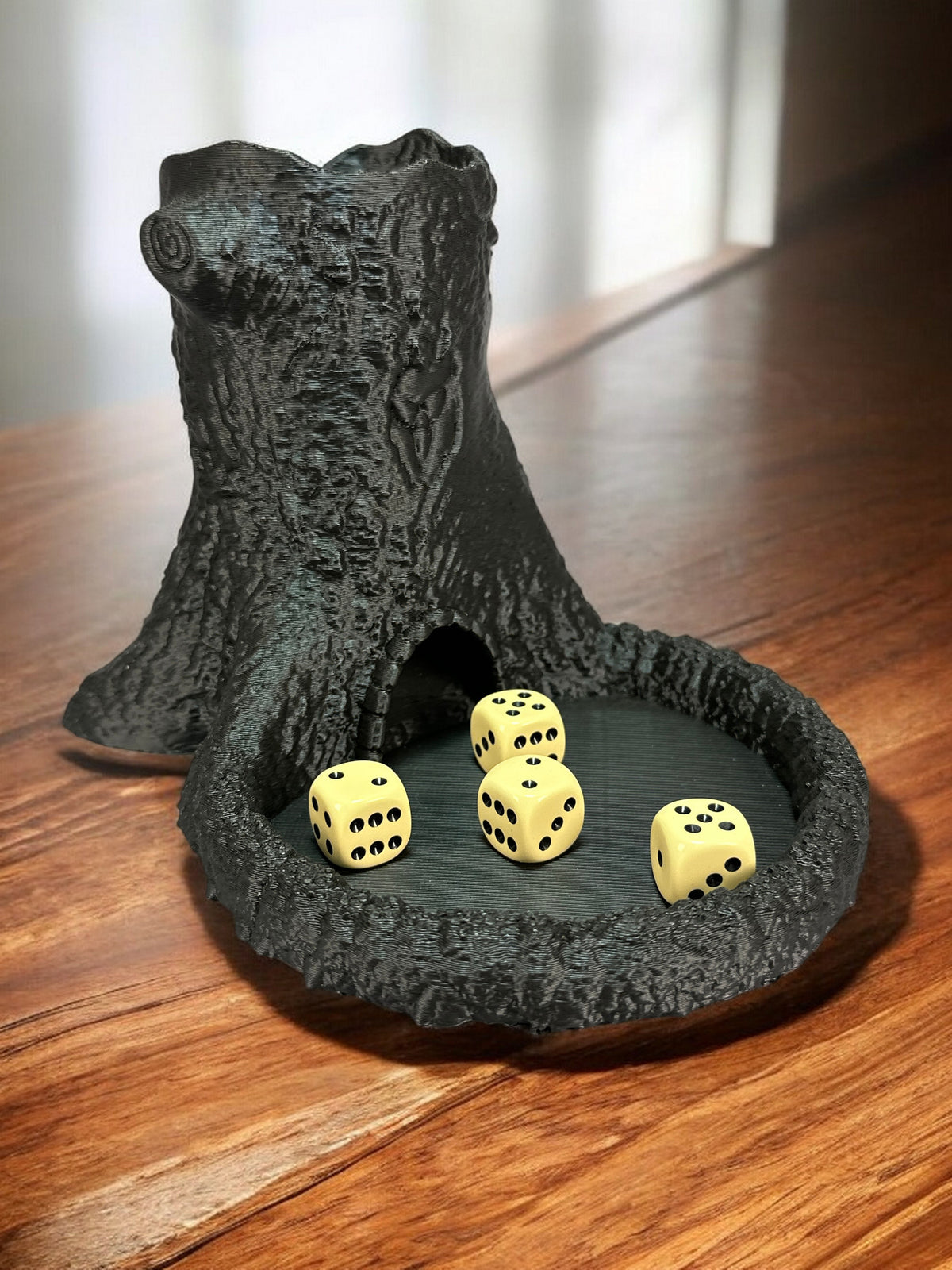 Würfelturm / Würfelhilfe - Natürliches Spielzeug aus nachhaltigem 3D-Druck – Ansicht 8