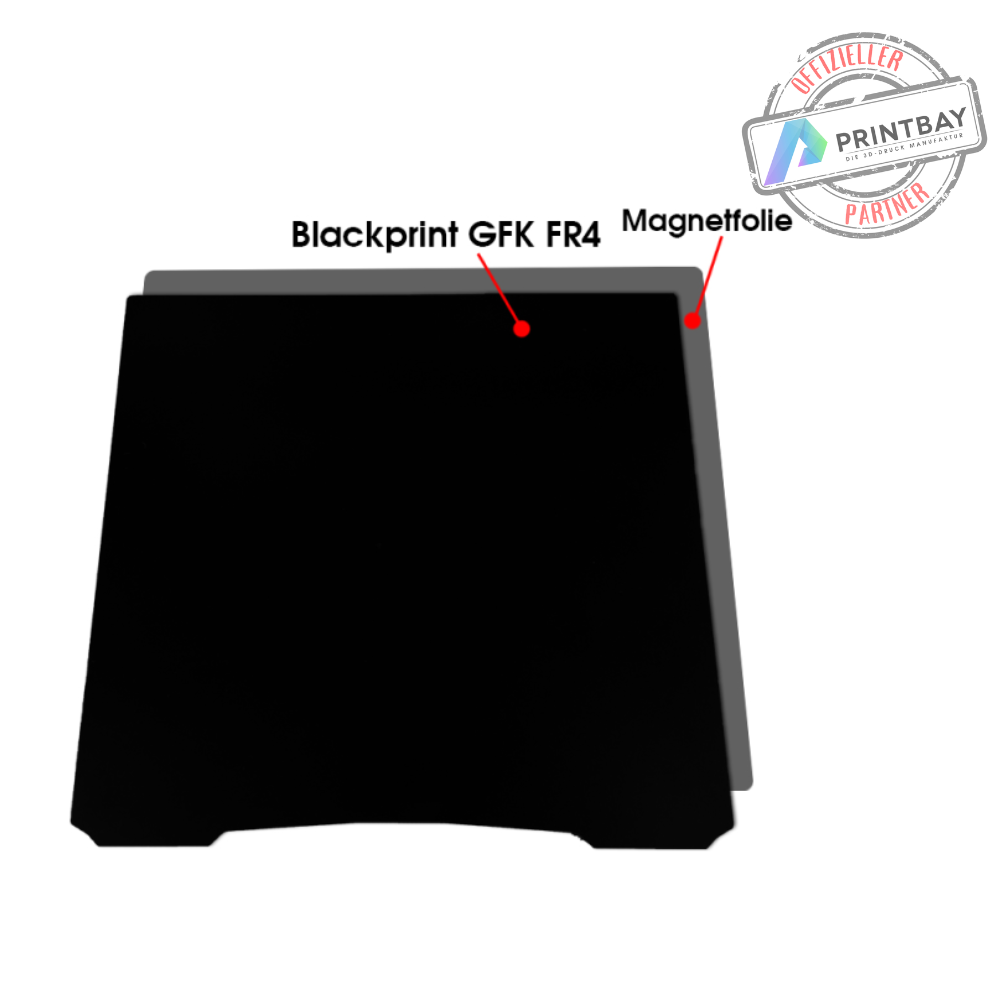 Ersatzplatte | Blackprint Magnetsystem (BP) - Spezielle, glatte GFK Auflage