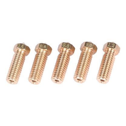 Volcano Messing Düse Nozzle 0,4mm 0,8mm 1,75mm E3D Sidewinder 3D Drucker – Ansicht 2