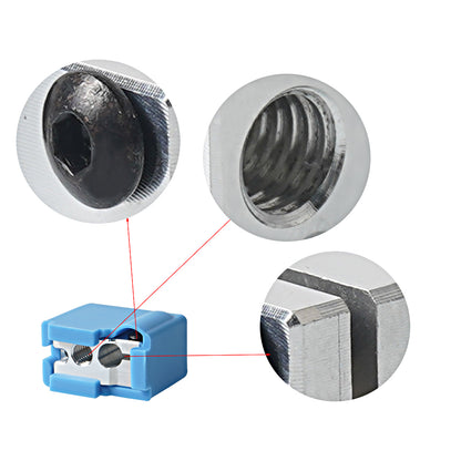 Volcano Heizblock inkl. Schrauben Hotend Heatblock Aluminium Artillery – Ansicht 2