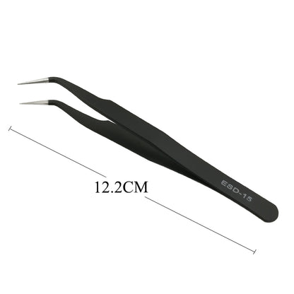 ESD Pinzette gebogen Antistatisch Fein PLA, PETG, ASA