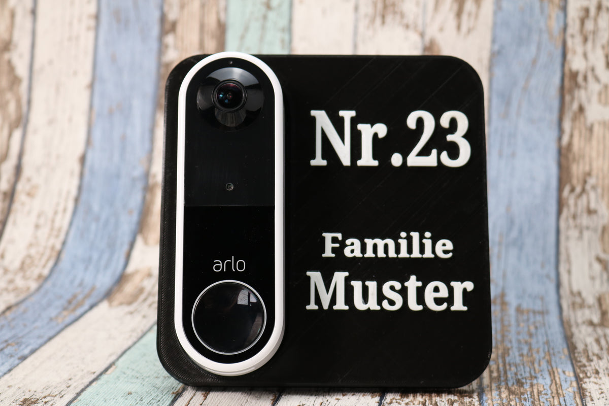 Halter für Ihre Arlo Doorbell – Komplett Personalisierbar - Nachhaltig