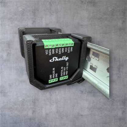 Shelly Plus Add-on für eine 35 mm DIN Hutschiene – Ansicht 6