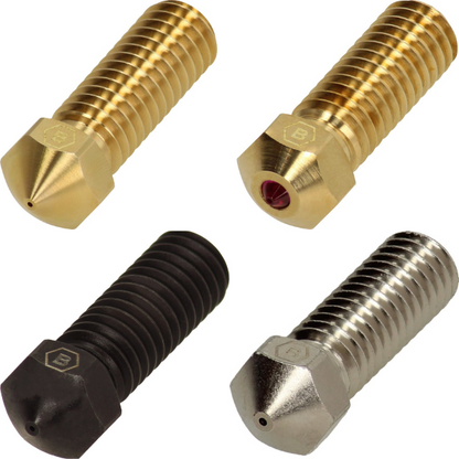 E3D Volcano Düse in Messing / Gehärtet / Platted Chopper Nozzle von Brozzl