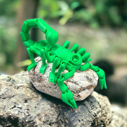 Flexibler Skorpion - Natürliches Spielzeug aus nachhaltigem 3D-Druck – Ansicht 2