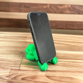 Schildkröten Handyhalter - Natürliches Spielzeug aus nachhaltigem 3D-Druck