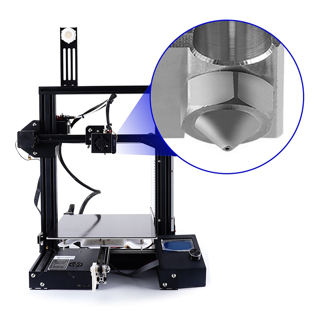 Nozzle Edelstahl 0.2mm-0,8mm Düse für 3D Drucker passend bei E3D Hot Ends V5, V6