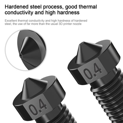 Volcano Gehärtet Stahl Düse Nozzle 1,75mm E3D Sidewinder 3D Drucker