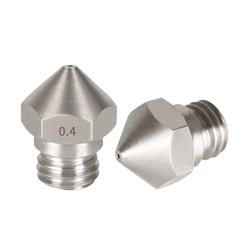 Mk10 Edelstahl Nozzle 0,4mm- M7 3D-Drucker Düse Hotends Extruder Dremel etc.