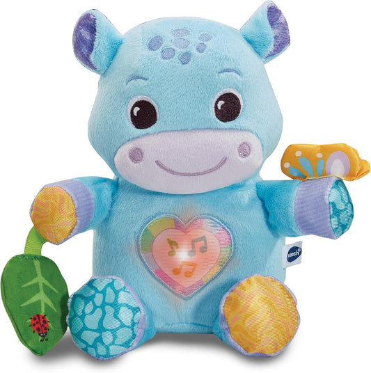 Vtech Baby Flauschiges Flusspferd – Sensorisches Kuschelspielzeug Zur Förderung Der Wahrnehmung – Für Babys Von 3-36 Monaten