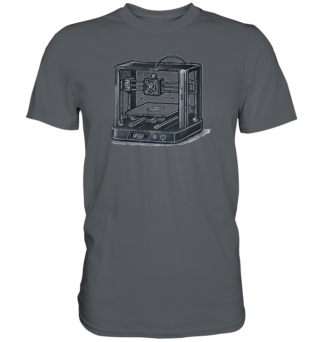 T-SHIRTS MIT DEM DESIGN „3D Printer“ IN VIELEN FARBEN UND GRÖSSEN - PREMIUM – Ansicht 13