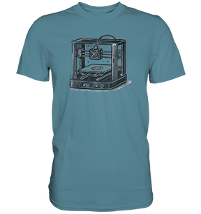 T-SHIRTS MIT DEM DESIGN „3D Printer“ IN VIELEN FARBEN UND GRÖSSEN - PREMIUM SHIRT - Premium Shirt