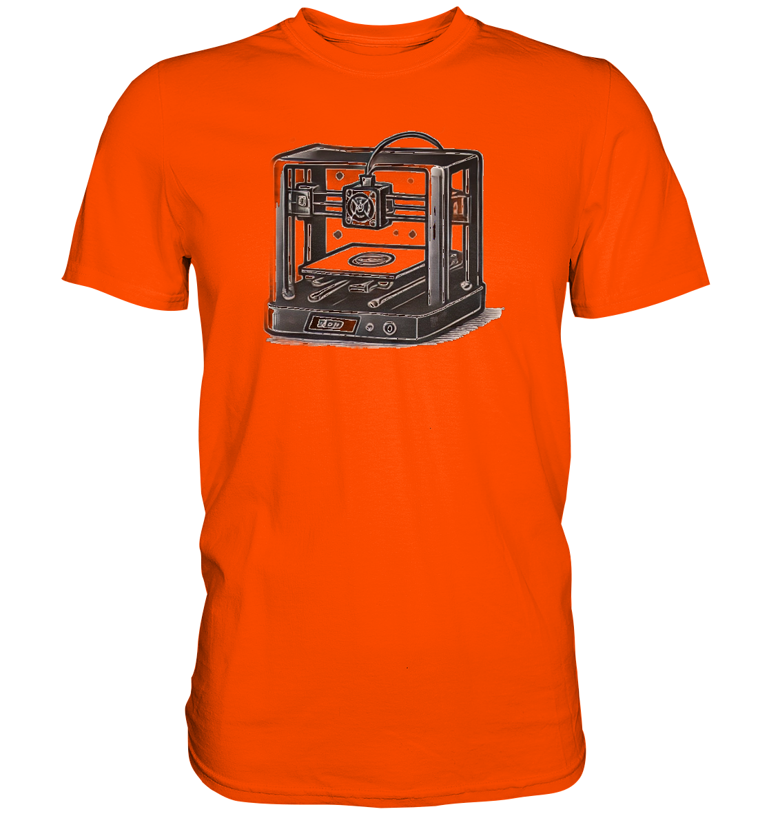 T-SHIRTS MIT DEM DESIGN „3D Printer“ IN VIELEN FARBEN UND GRÖSSEN - PREMIUM – Ansicht 6