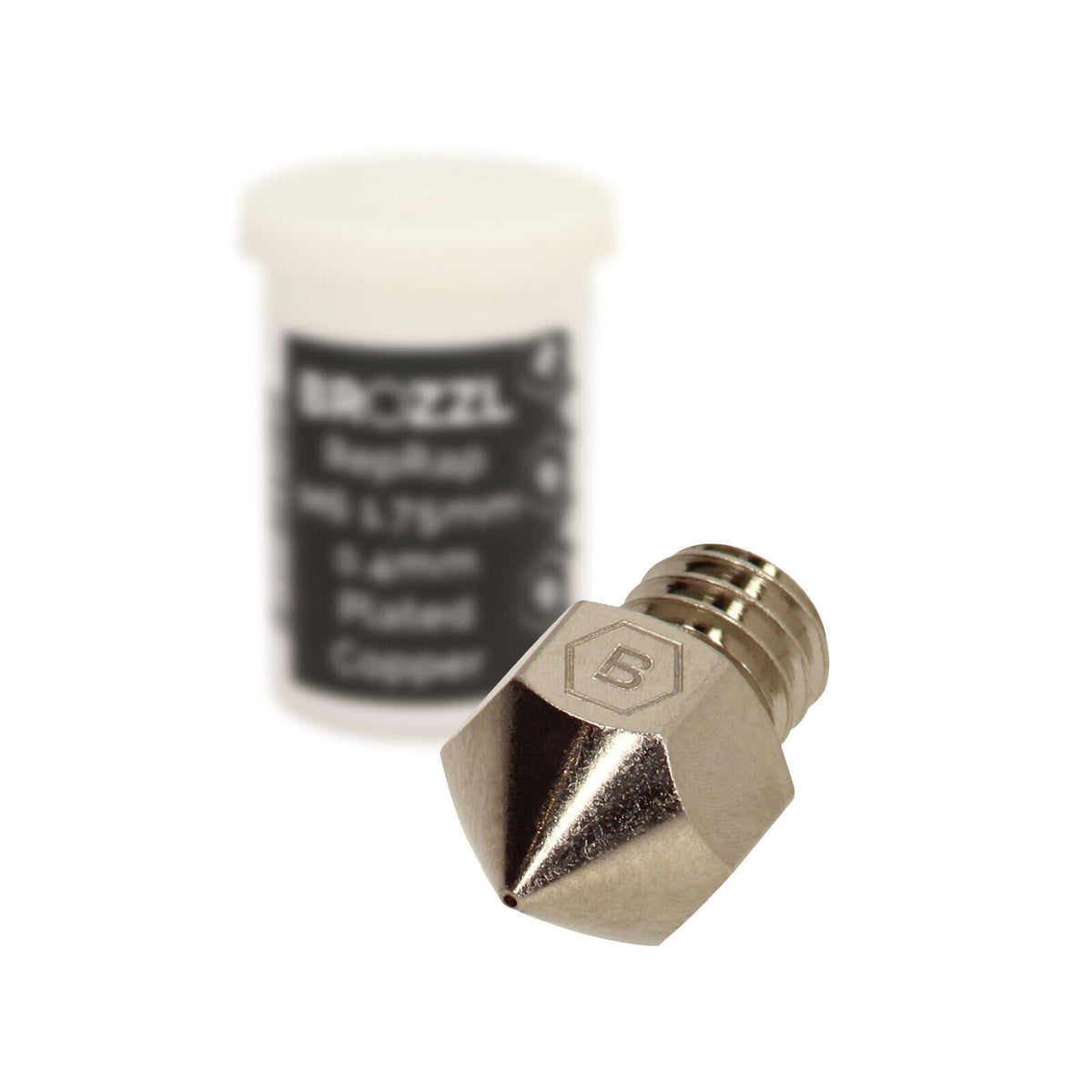 MK8 Düse Plated Copper Nozzle von Brozzl - für Creality Ender 3 - 0,25mm-0,8mm – Ansicht 3
