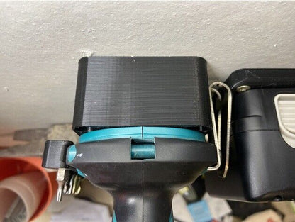 Wandhalterungen für einen Makita 18V Akkuschrauber mit Clip oder ohne Clip – Ansicht 2