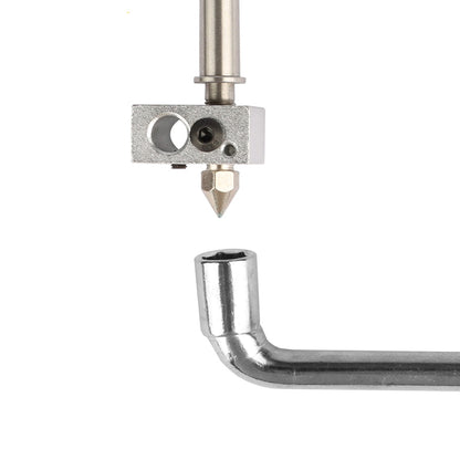 Nozzle Schlüssel Werkzeug Set 6-7 mm 3d Drucker Düsenschlüssel L-förmig MK8-E3D – Ansicht 2