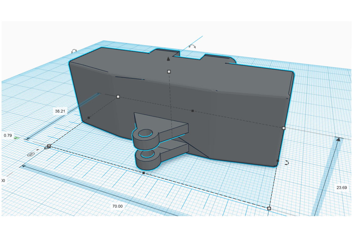 Front Gewicht mit Aufhängung für eine Deichsel 3D Druck z.B. passend für Siku Modelle 1:32